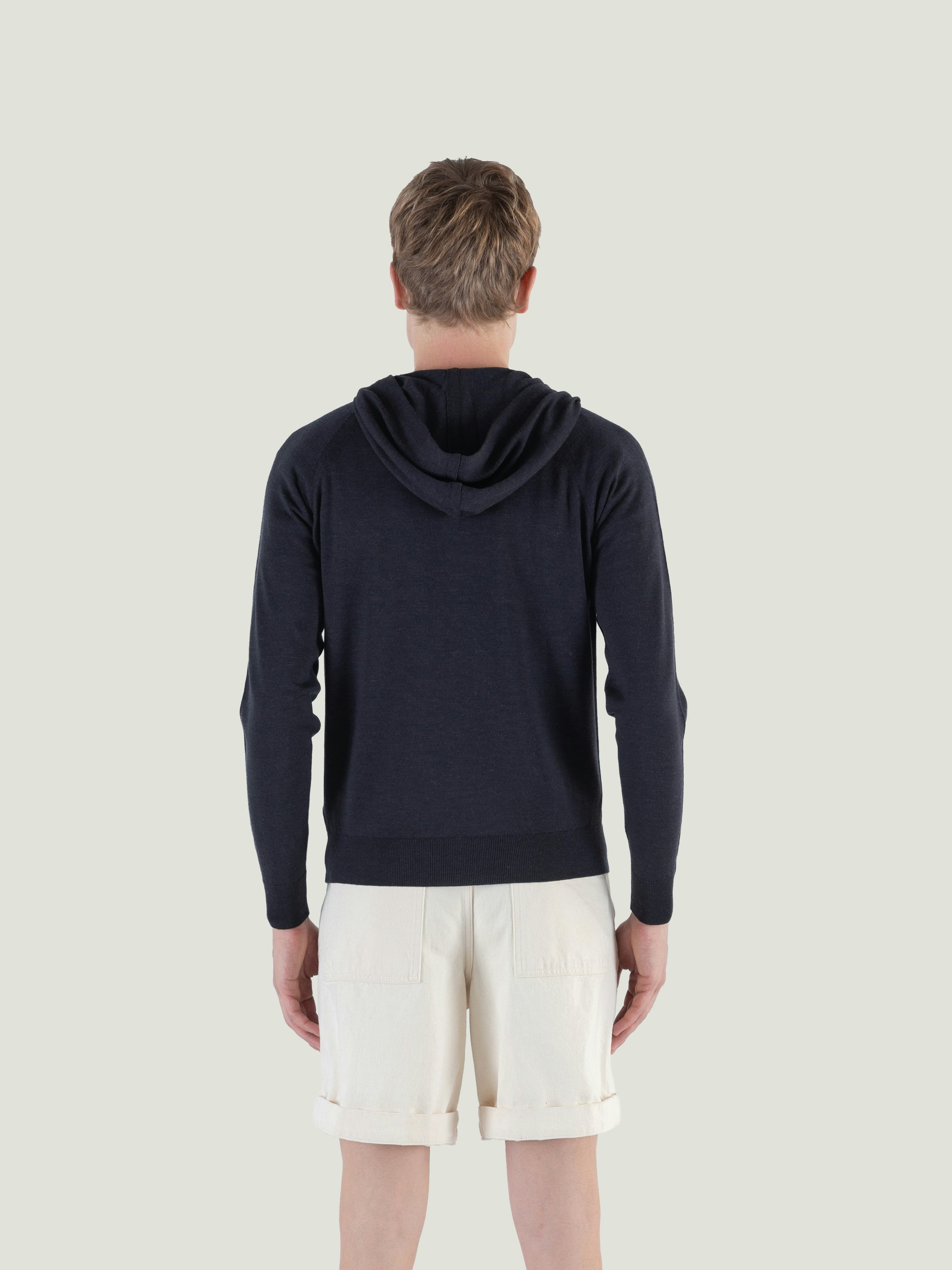 Carty - Extra Fine Merino Wool Hoody | John Smedley
