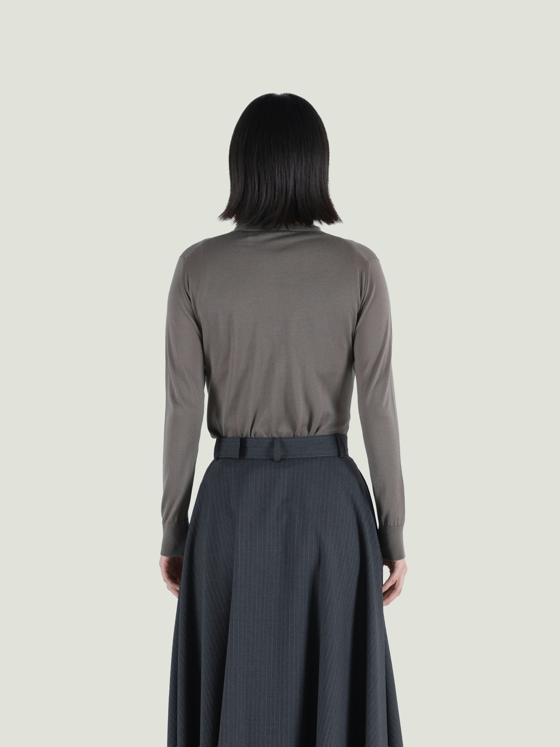 Yasmin - John Smedley's Sea Island Cotton Cardigan | John Smedley