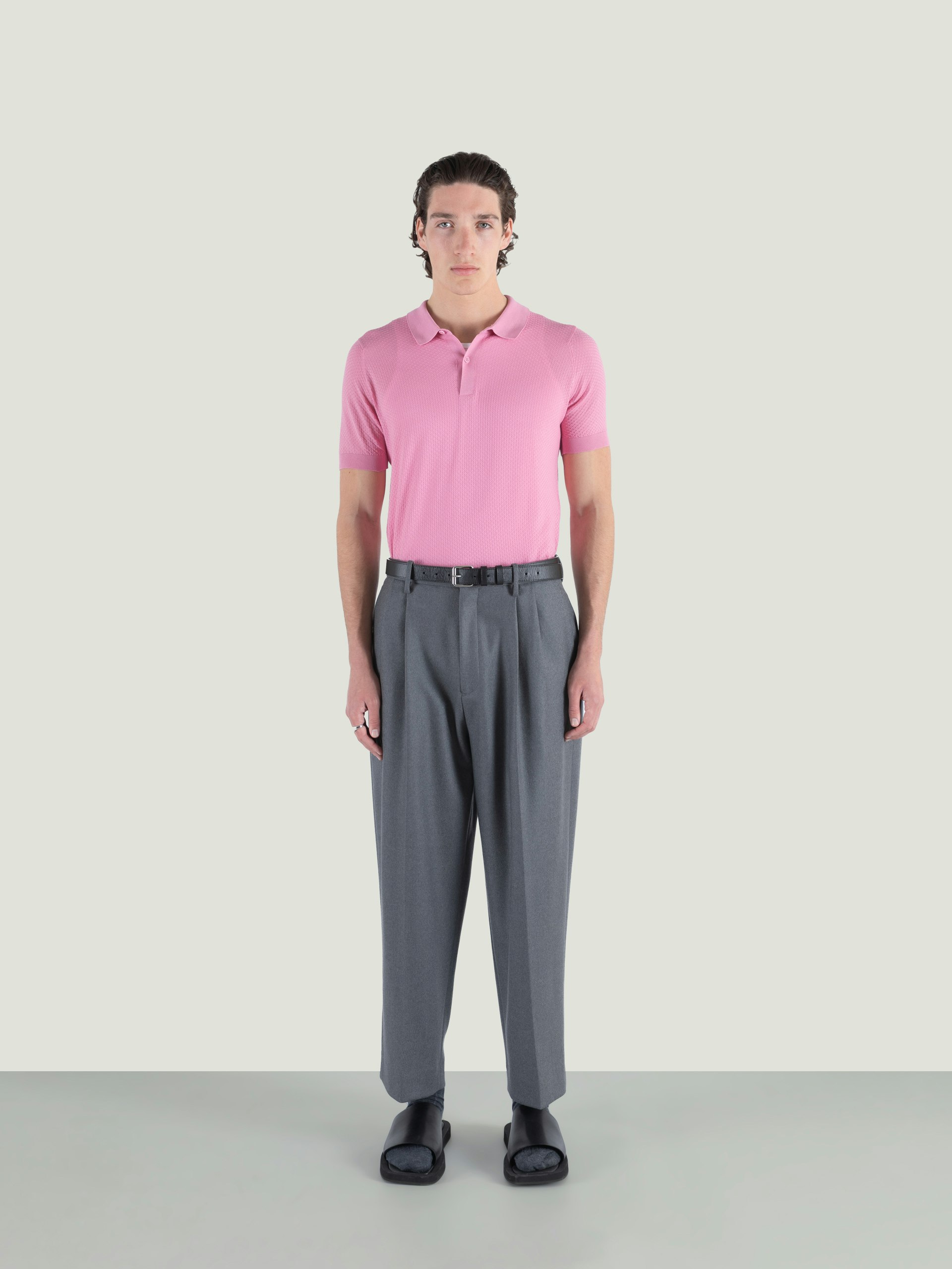 Calun - John Smedley's Sea Island Cotton Polo Shirt | John Smedley