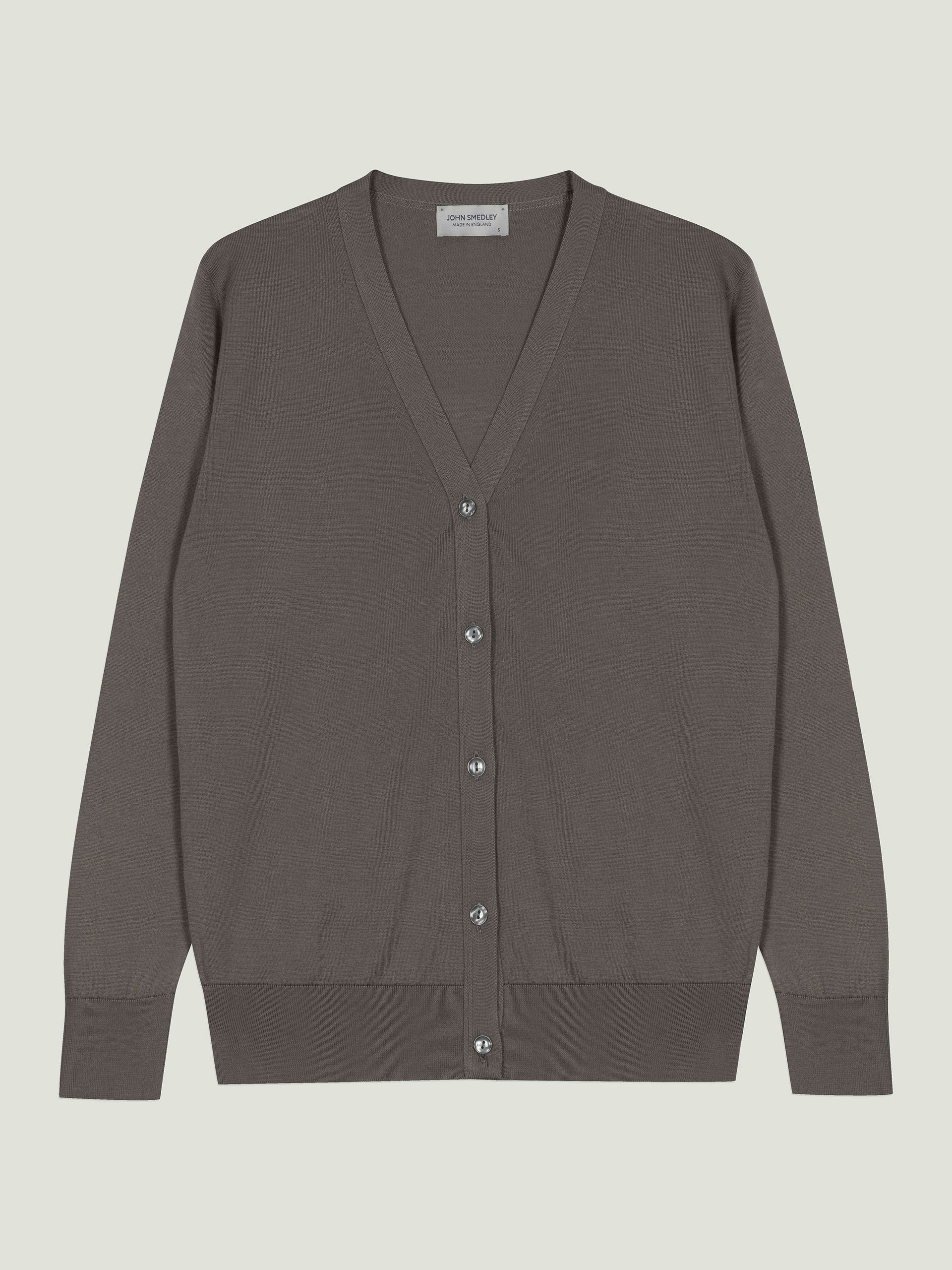 Yasmin - John Smedley's Sea Island Cotton Cardigan | John Smedley