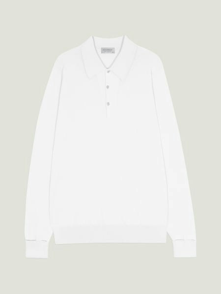 Finchley - John Smedley's Sea Island Cotton Polo Shirt | John Smedley