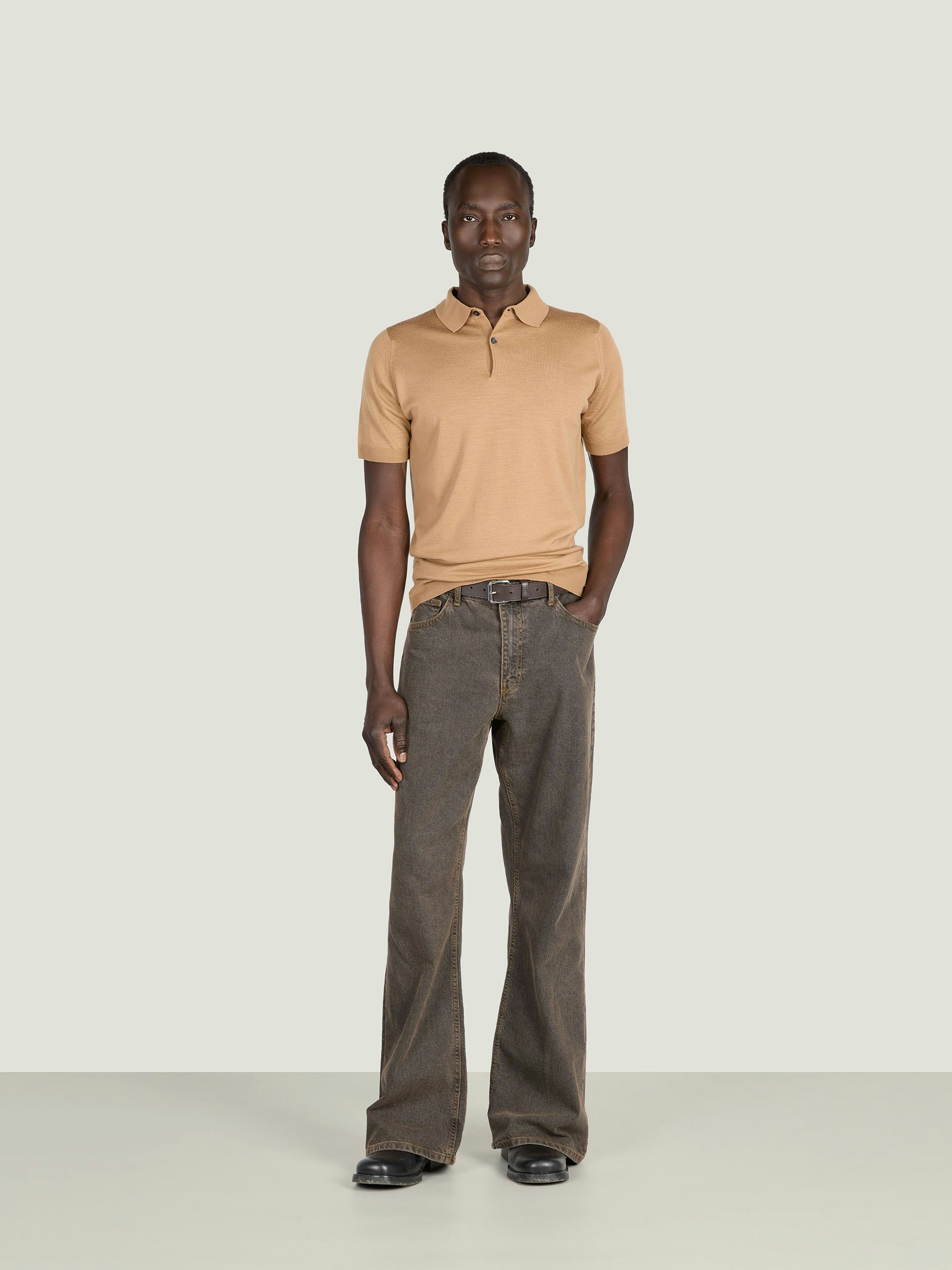 Payton - Extra Fine Merino Wool Polo Shirt | John Smedley