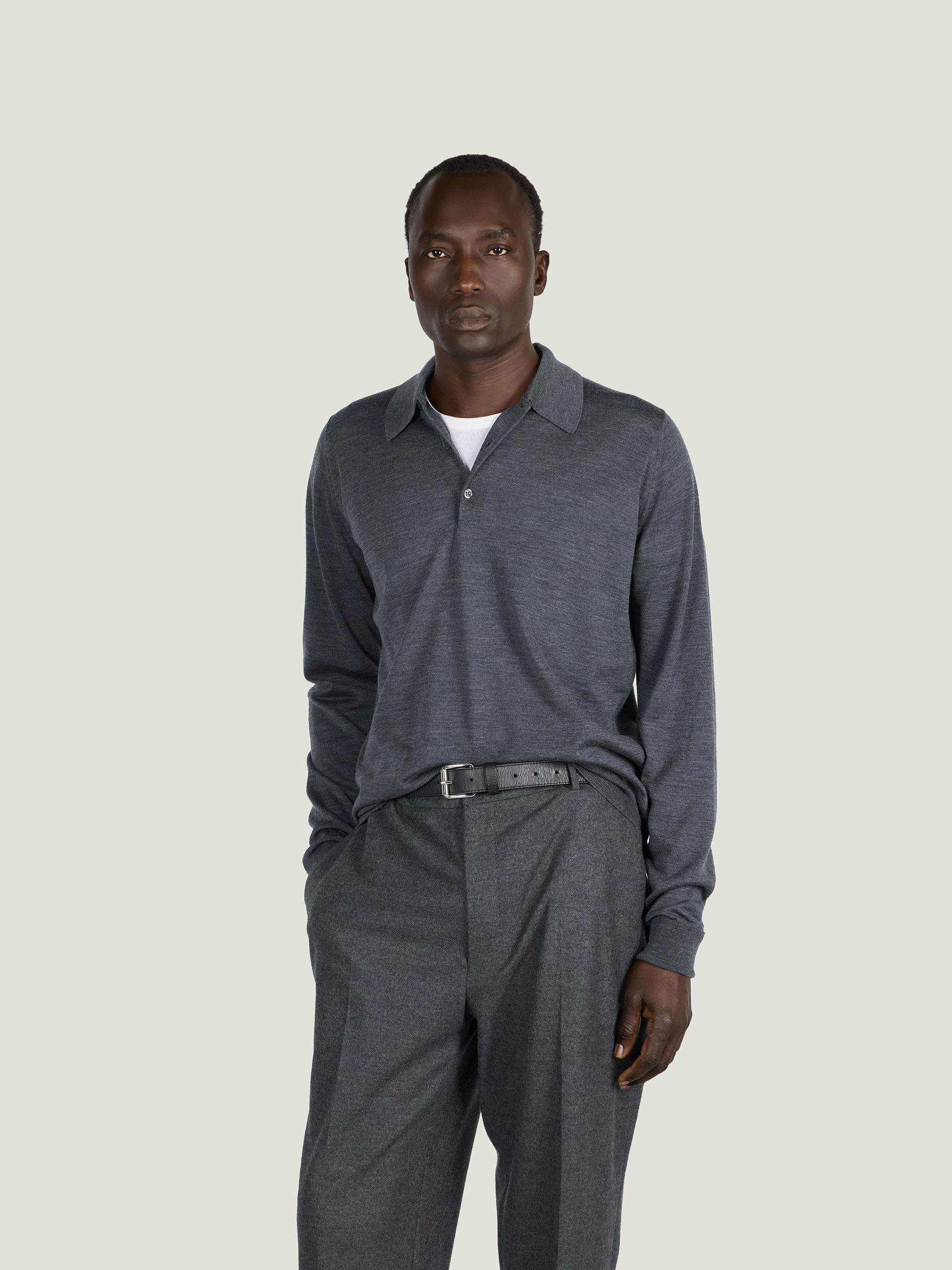 Dorset - Extra Fine Merino Wool Polo Shirt | John Smedley