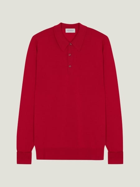 Dorset - Extra Fine Merino Wool Polo Shirt | John Smedley