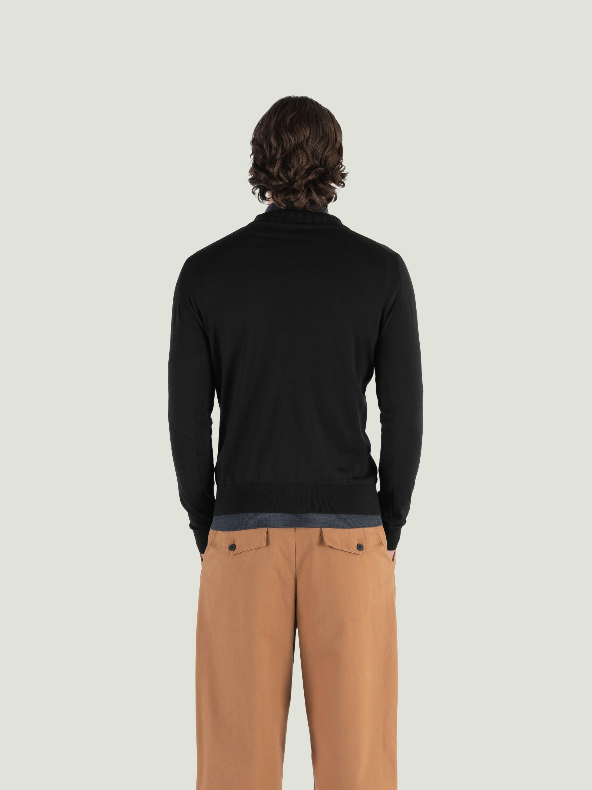 Bradwell - John Smedley's Sea Island Cotton Polo Shirt | John Smedley