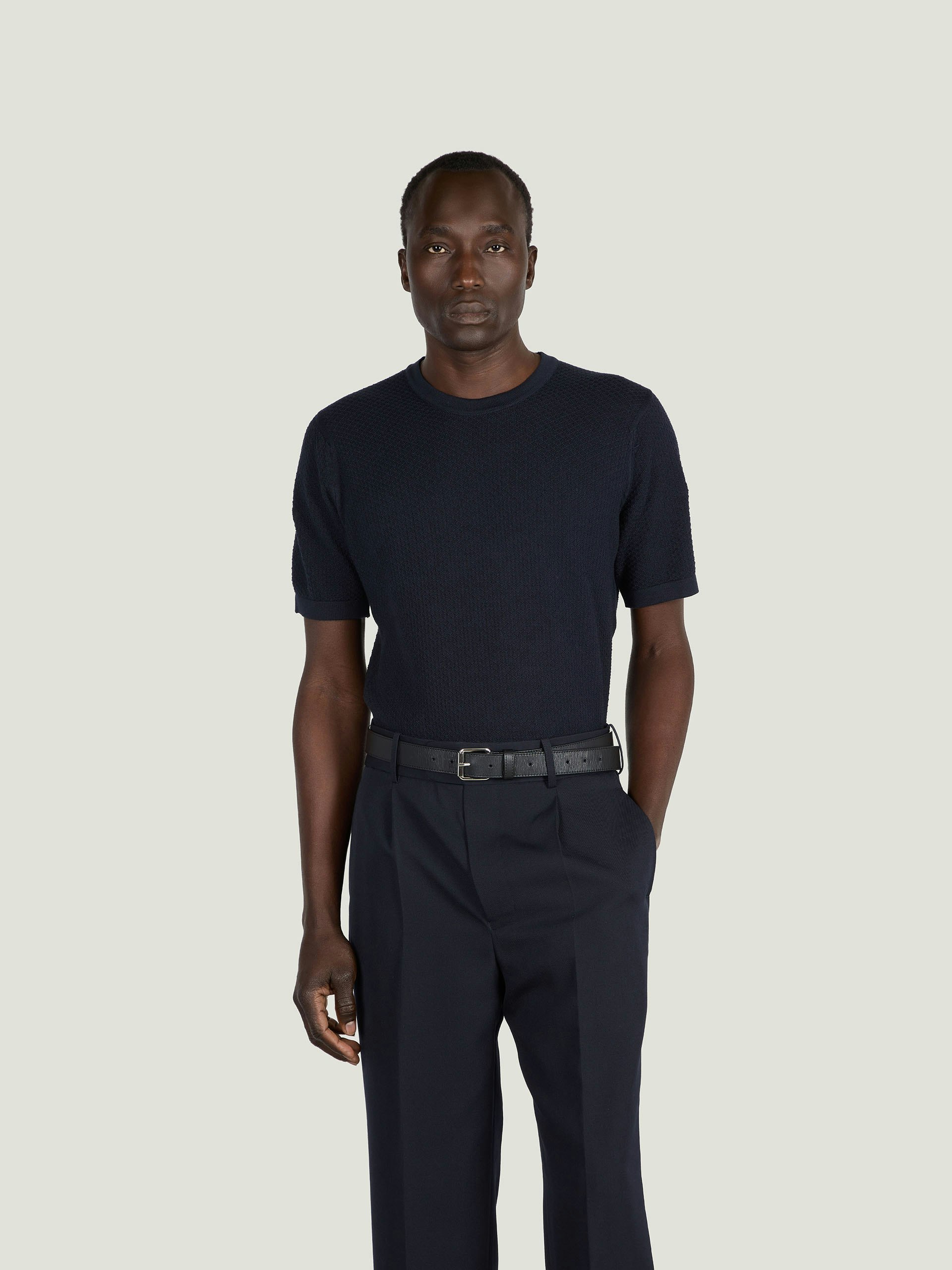 Forrest - John Smedley's Sea island Cotton T-Shirt | John Smedley