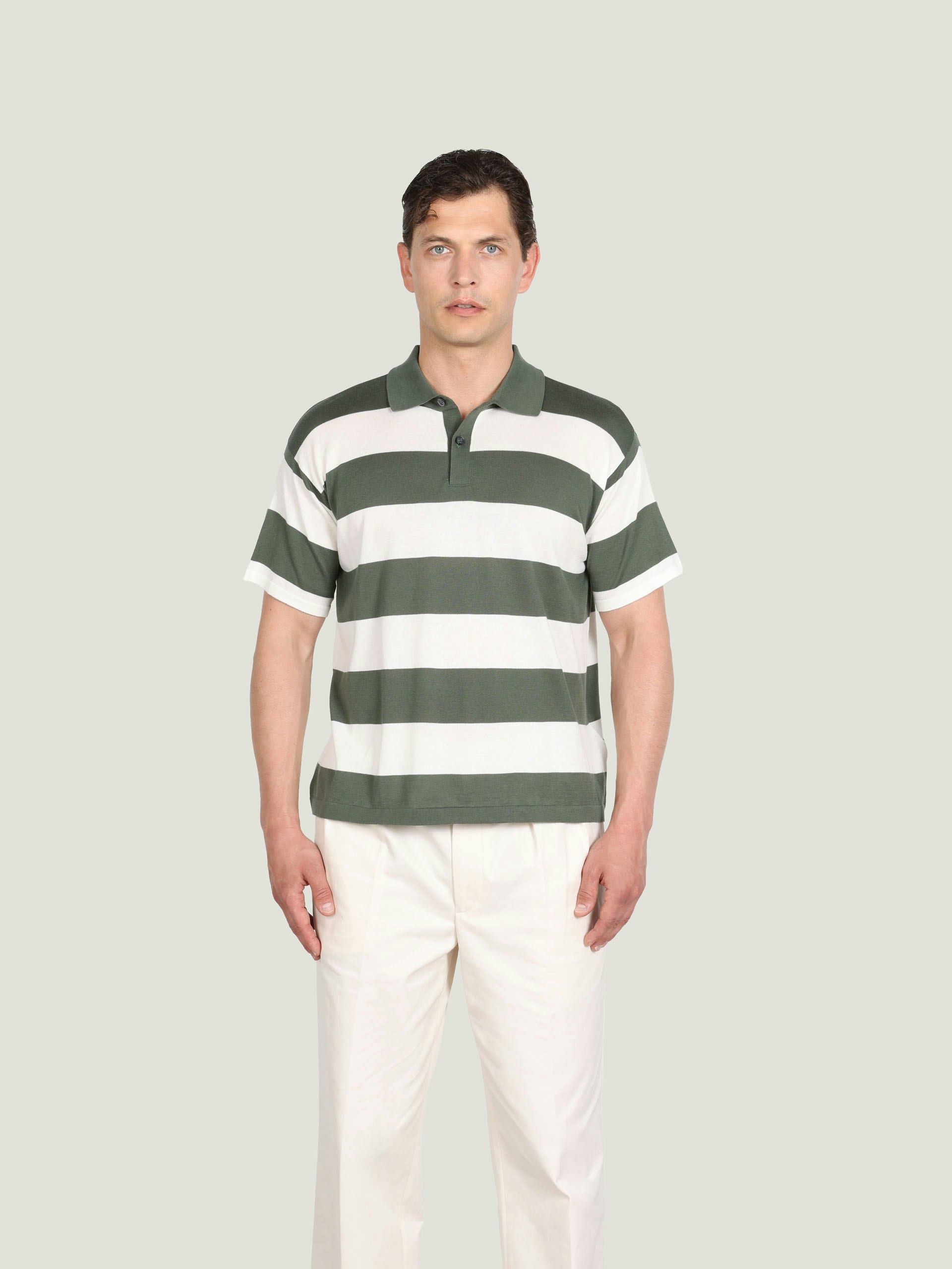 JS x John Smedley - Sea Island Cotton Polo Shirt | John Smedley