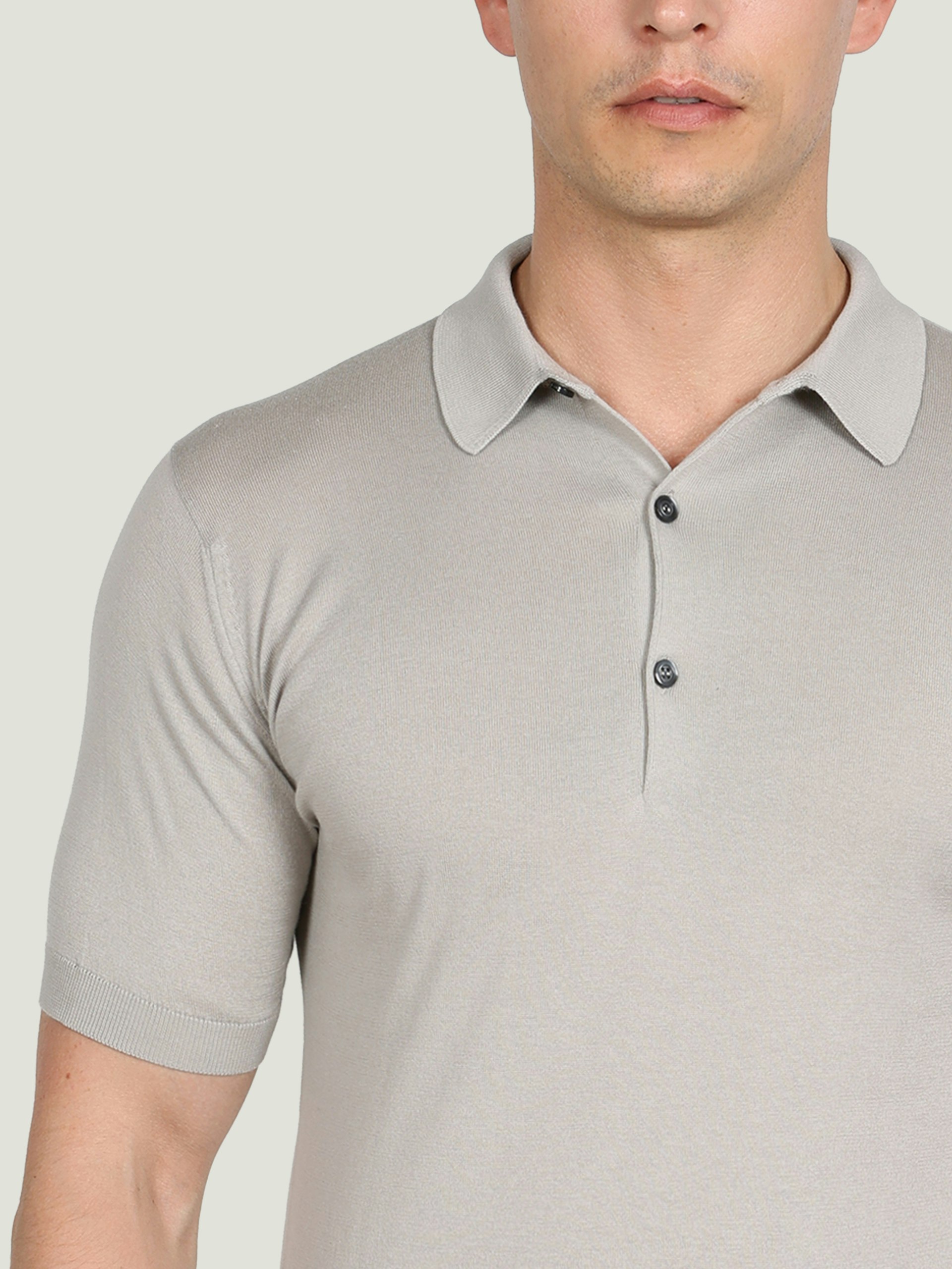 Adrian - John Smedley's Sea Island Cotton Polo Shirt | John Smedley