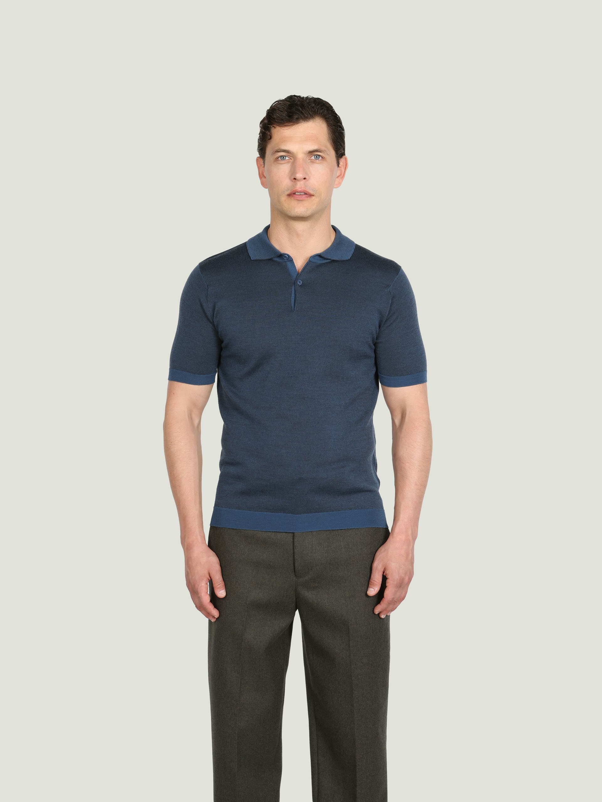 Isis - John Smedley Sea Island Cotton Polo Shirt | John Smedley