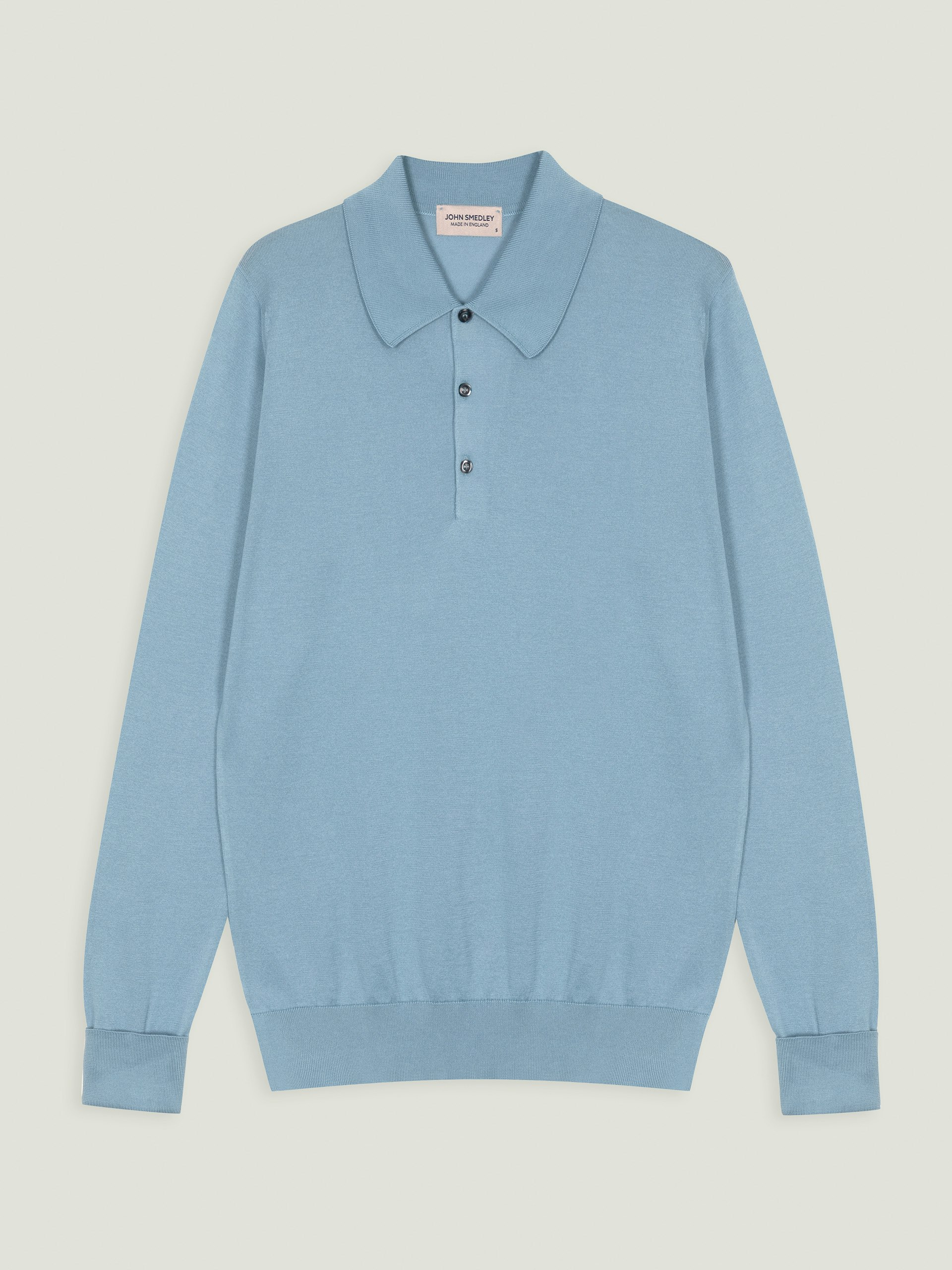 Finchley - John Smedley's Sea Island Cotton Polo Shirt | John Smedley