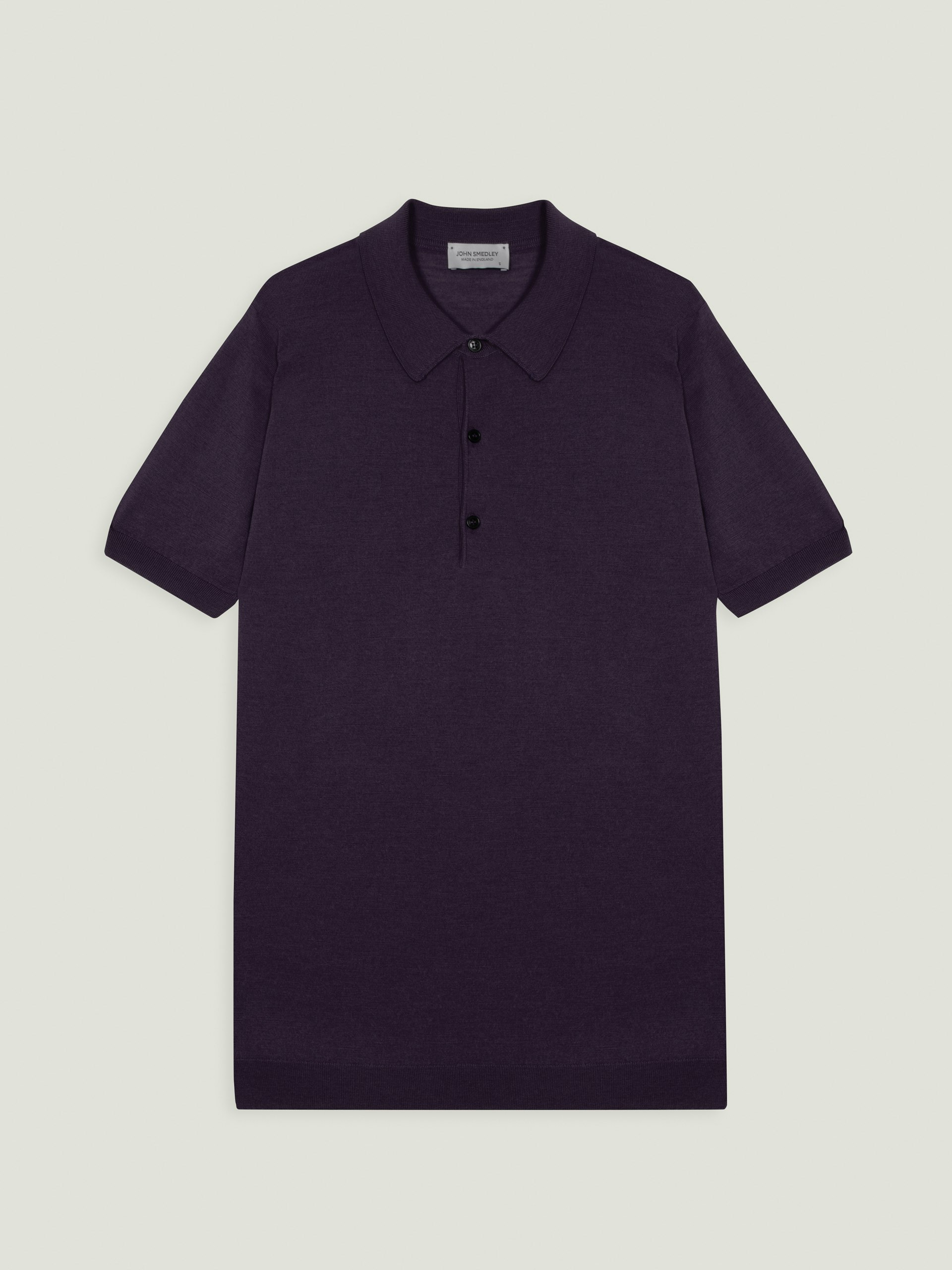 Macloud - Extra Fine Merino Wool Knitted Polo Shirt | John Smedley