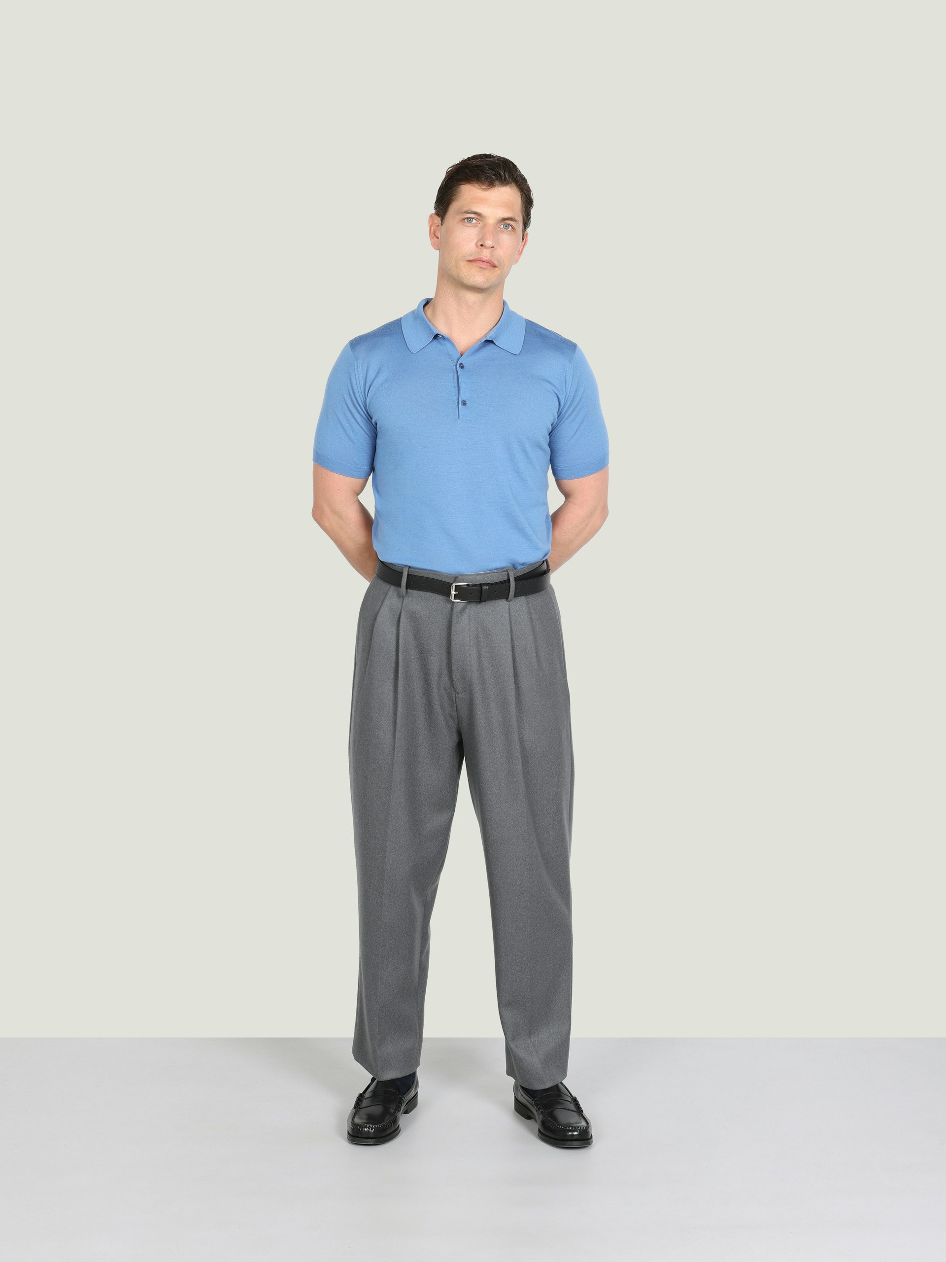 Men's Polo Shirts | Sea Island Cotton & Merino Wool | John Smedley