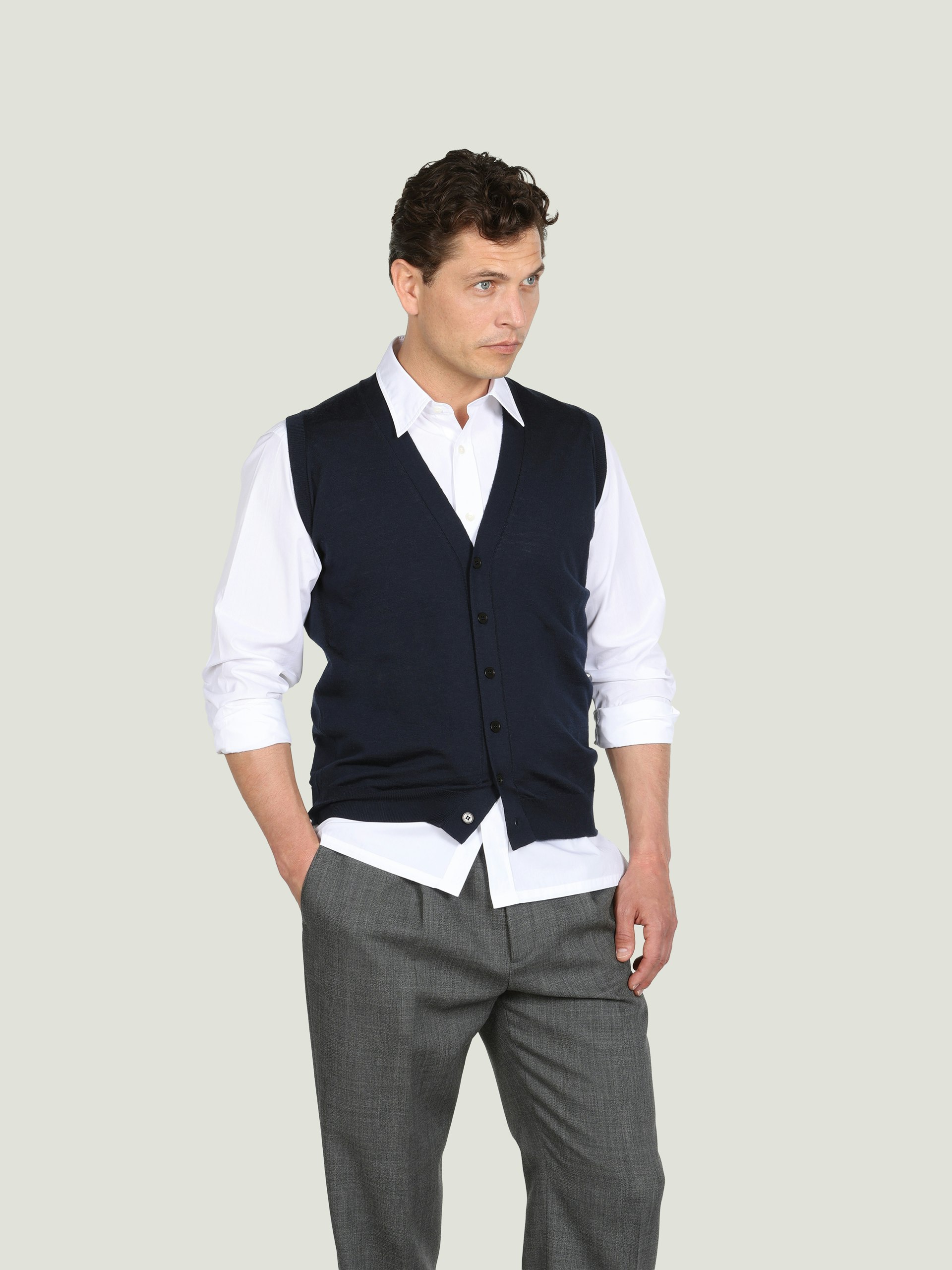 Williams - John Smedley's Anglo Indian Gauze Polo Shirt | John Smedley