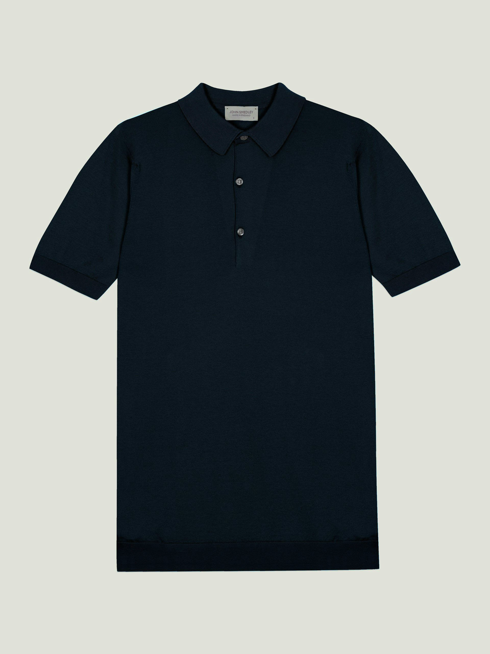 Mycroft - John Smedley's Sea Island Cotton Polo Shirt | John Smedley