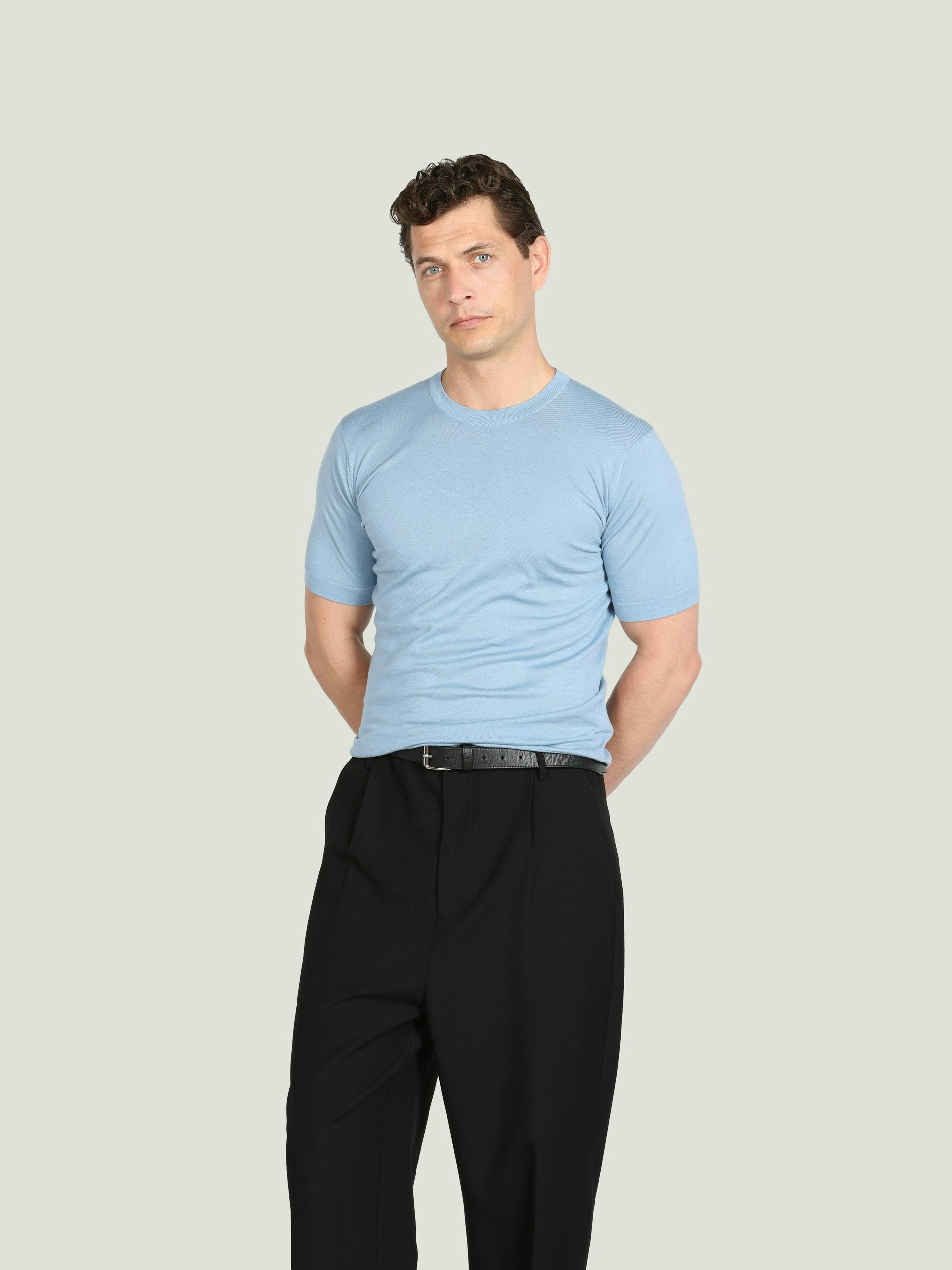 Lorca - John Smedley's Sea Island Cotton T-Shirt | John Smedley