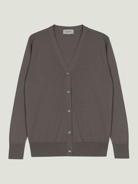 Yasmin - John Smedley's Sea Island Cotton Cardigan | John Smedley