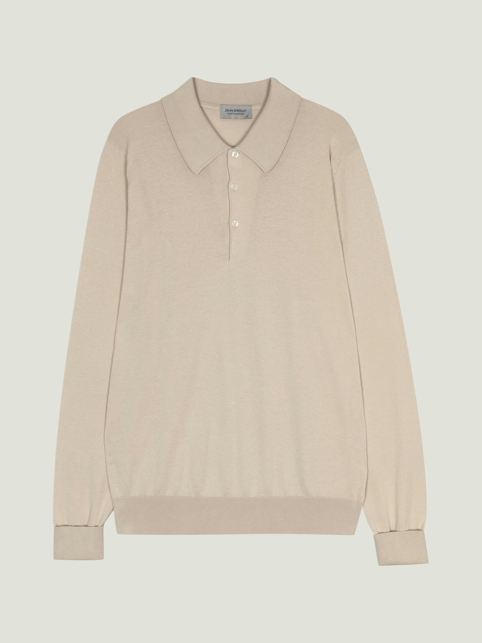 Finchley - John Smedley's Sea Island Cotton Polo Shirt | John Smedley