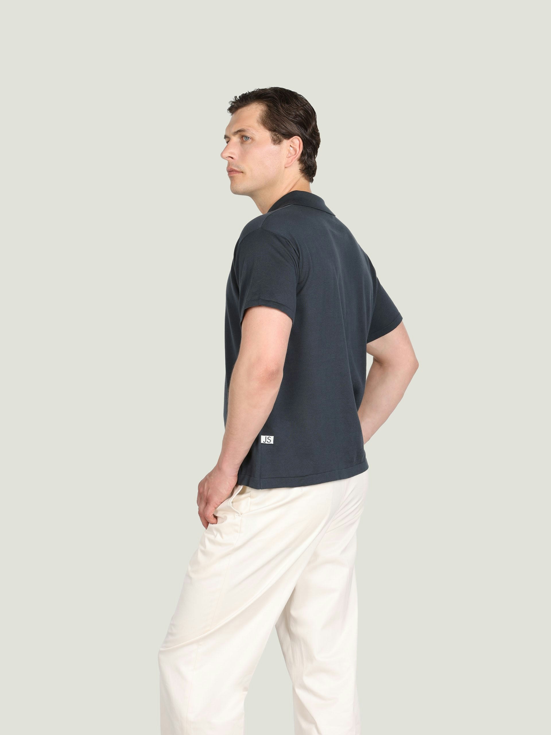 JS x John Smedley - Sea Island Cotton Polo Shirt | John Smedley