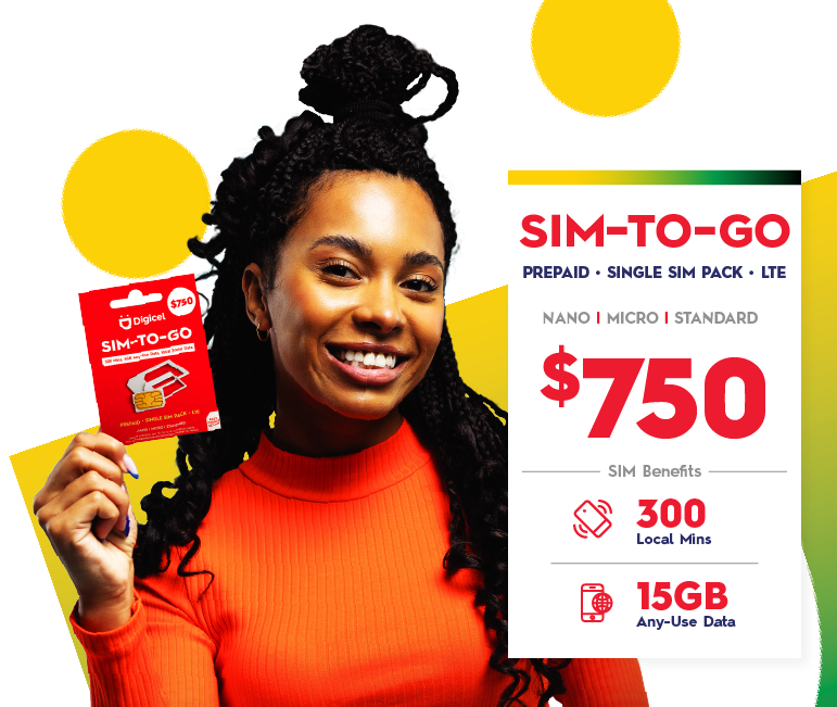 Digicel Card Digicel | SIM to Go l Jamaica