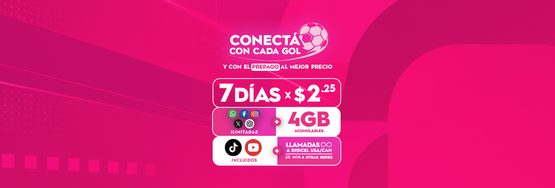 Digicel | Planes Prepago | El Salvador