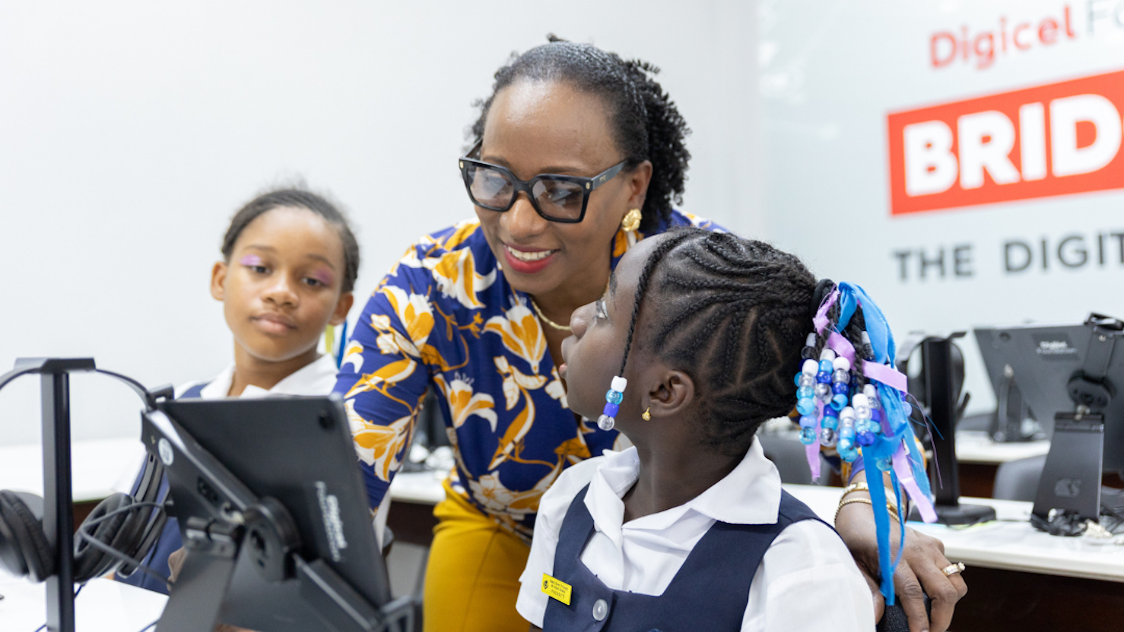 Joy in Smart Lab at Black River