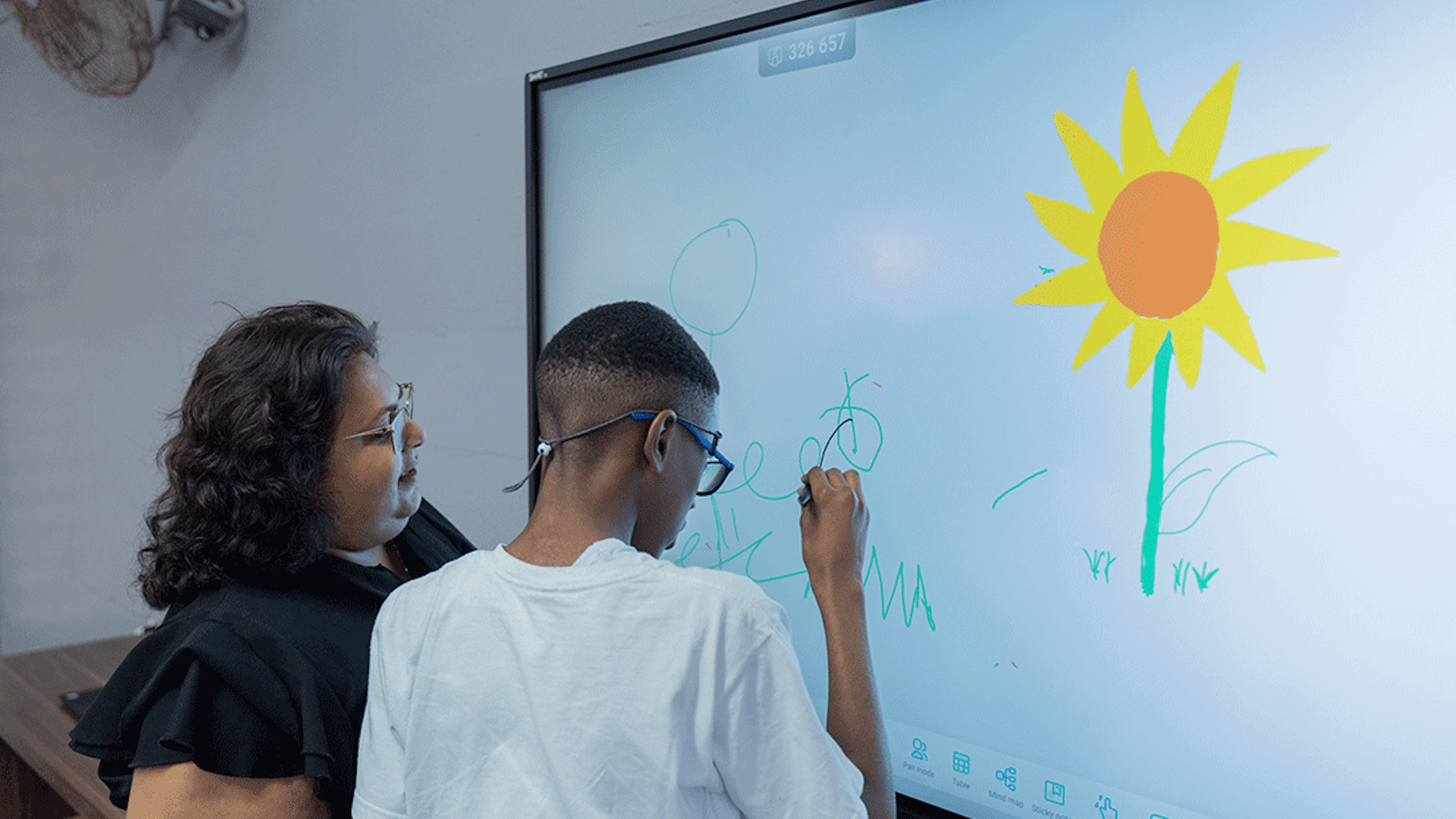 Visually Impaired Students have access to Smart boards