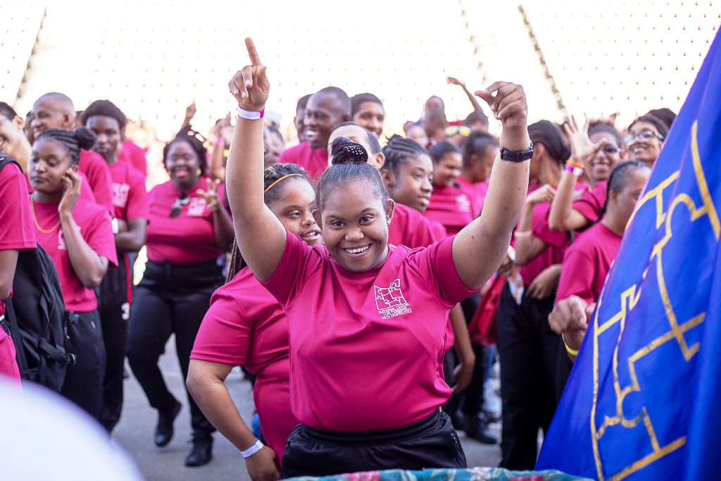 Athlete at Special Olympics National Games