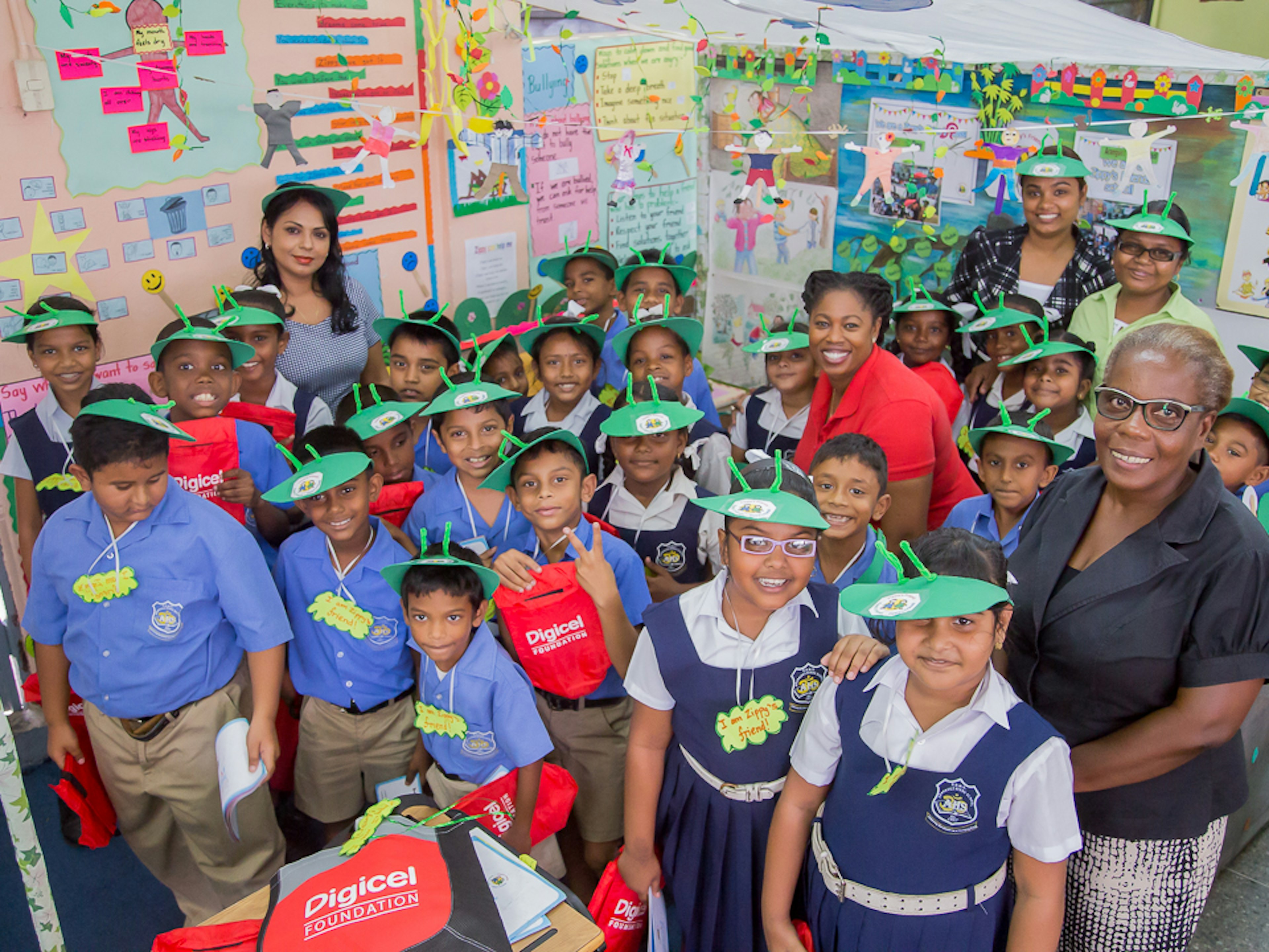 students at a Zippy's Friends session