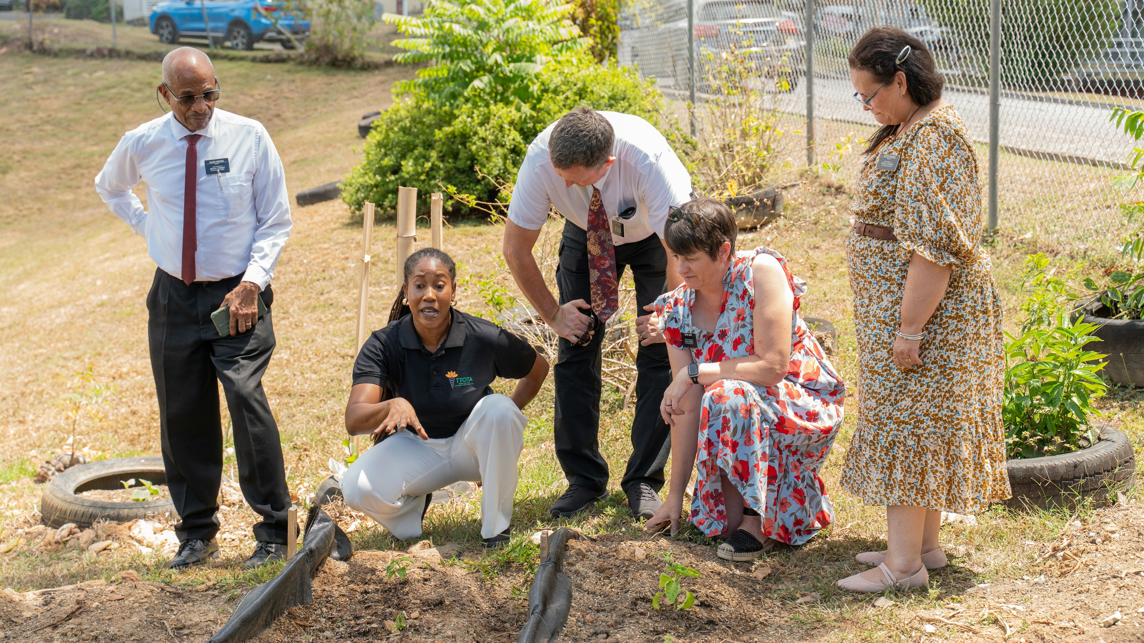 TTOTA president shows members of LDS church the garden