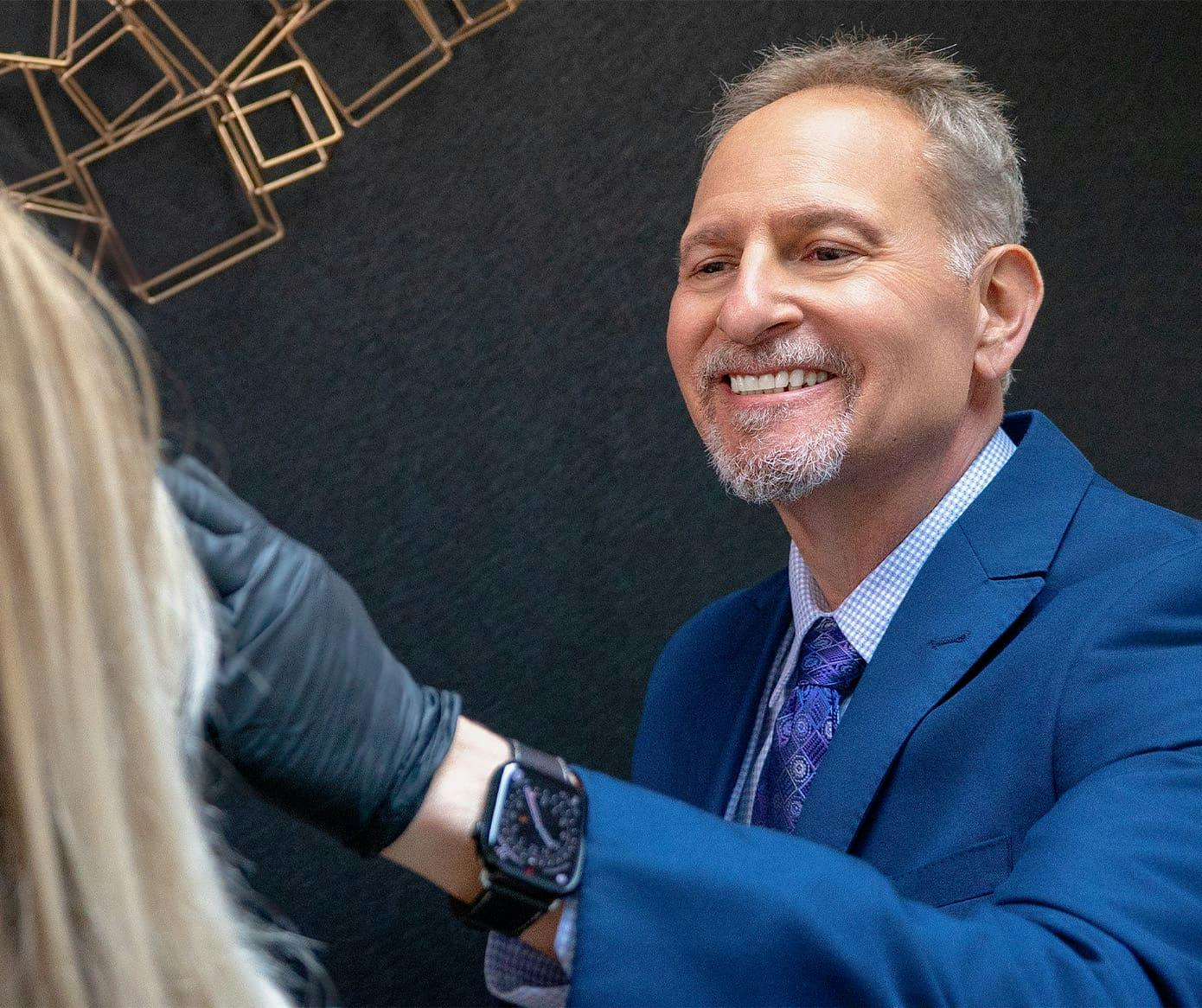 Dr. Berkowitz smiling