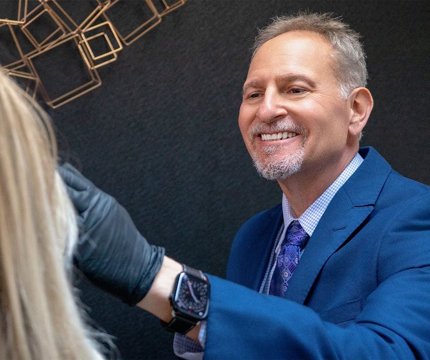 Dr. Berkowitz smiling