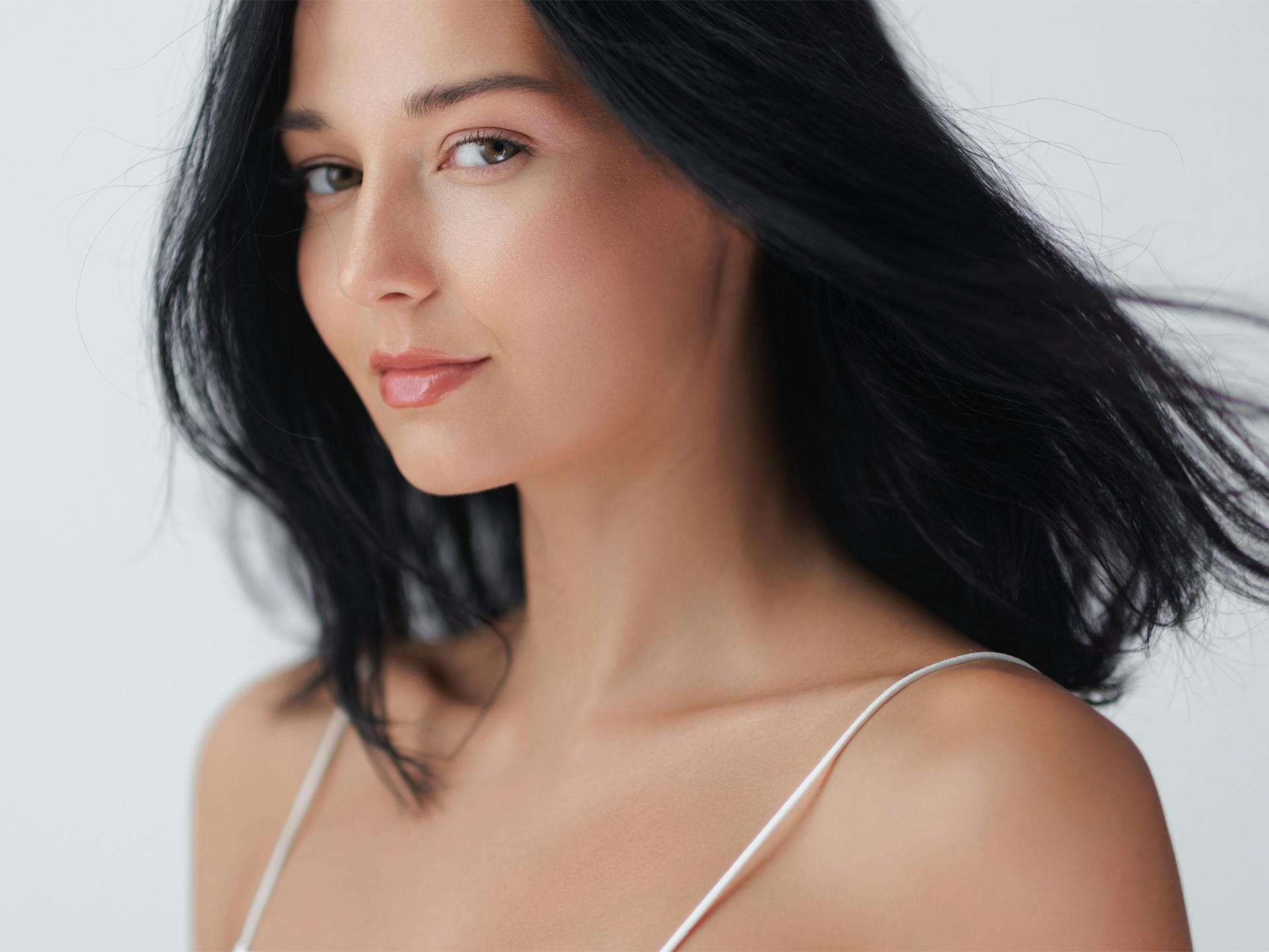 woman with black hair