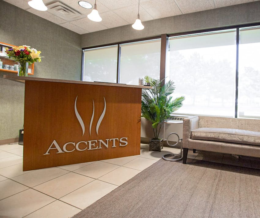 Accents Cosmetic Surgery front desk