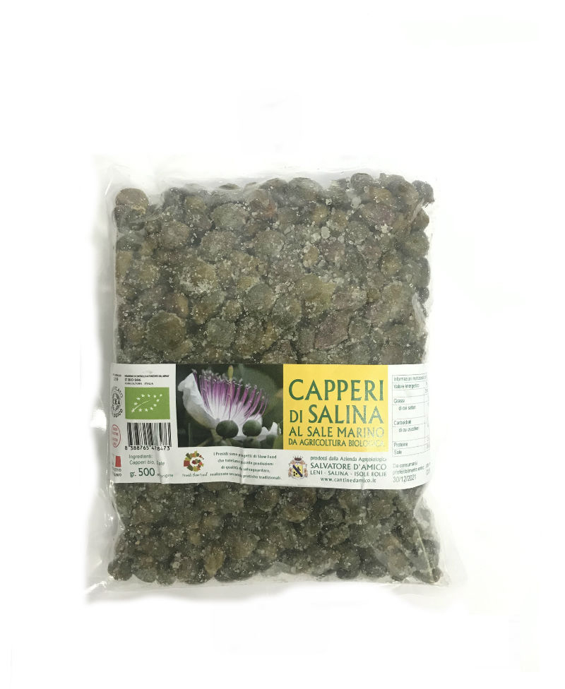 Calibro 7-10 CAPPERI MEDI AL SALE  MARINO BIO*