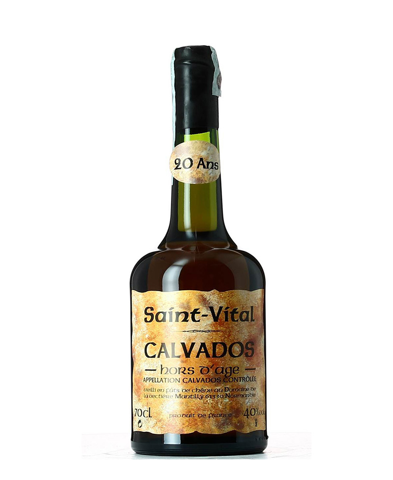 20 ans CALVADOS HORS D'AGE Saint Vital