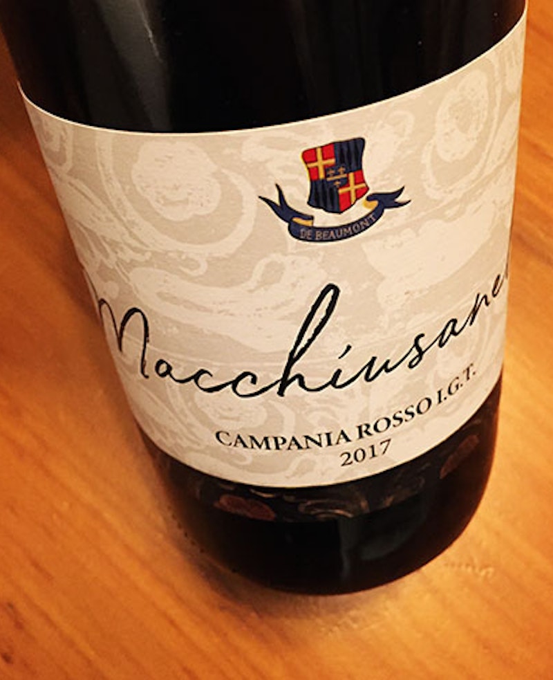 MACHIUSANELLE DI FABIO DE BEAUMONT - UN VINO DELL'ATTESA