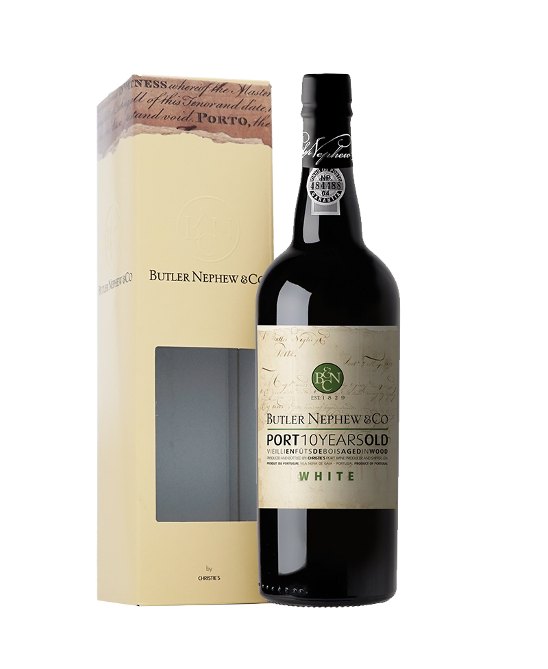 WHITE PORT Butler Nephew 10 years Astucciato