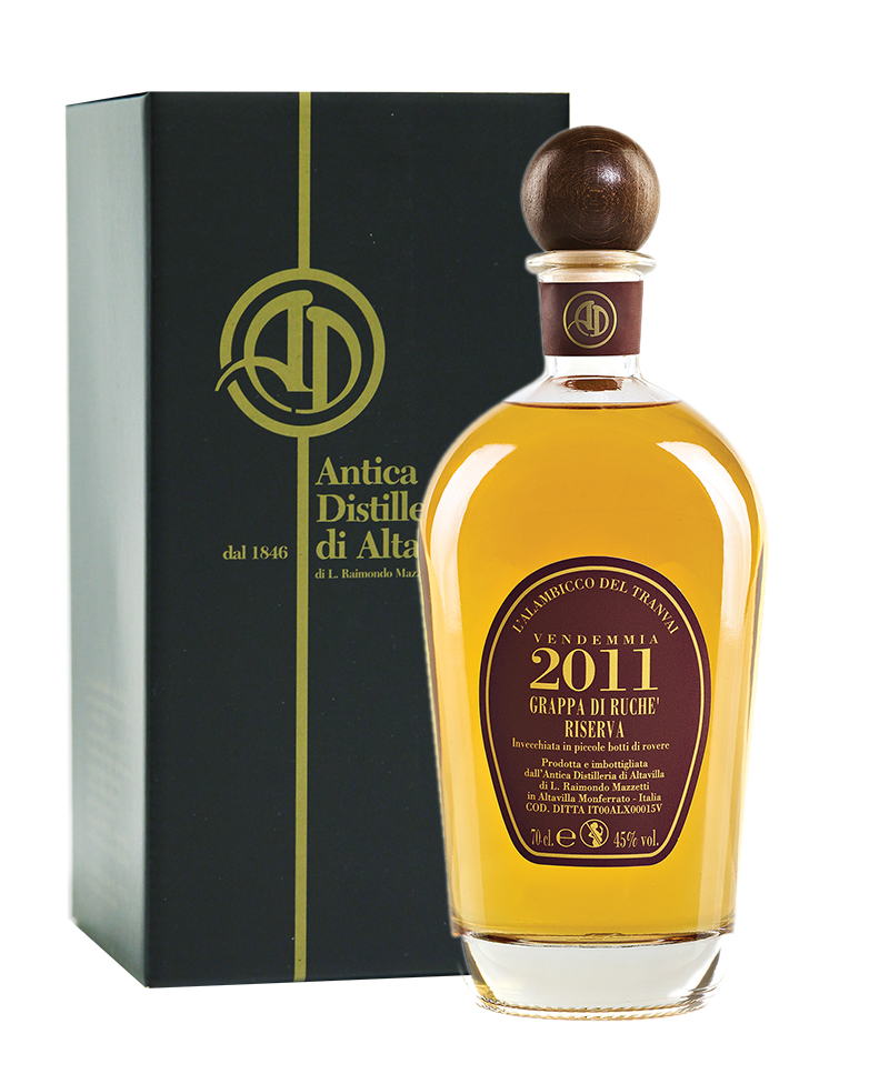 GRAPPA DI RUCHE' RISERVA 2011 Astucciata