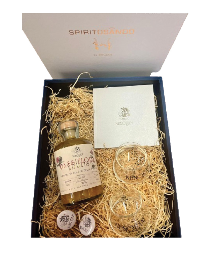 GIFT CONFEZIONE PASSIFLORA EDULIS + 2 BICCHIERI