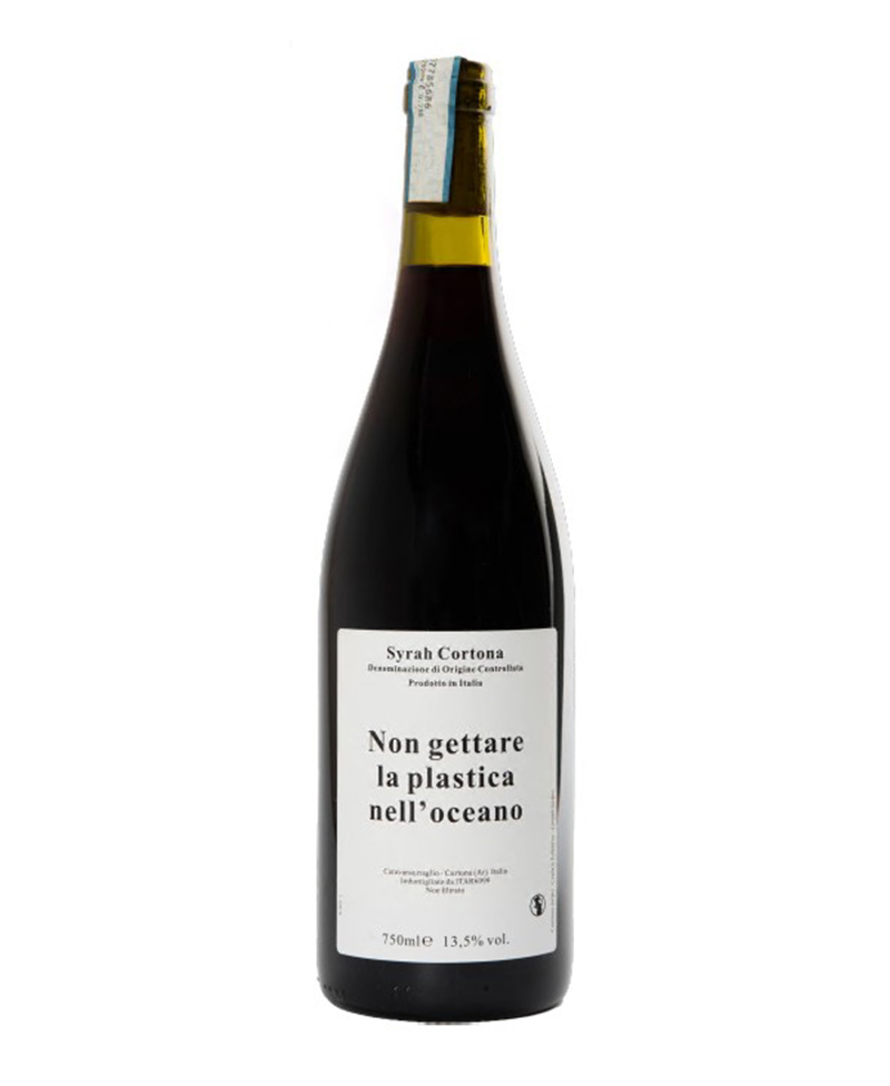 SYRAH CORTONA BIO* Non gettare la plastica nell'oceano