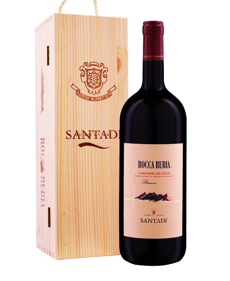 CARIGNANO DEL SULCIS Riserva Rocca Rubia Cassa Legno