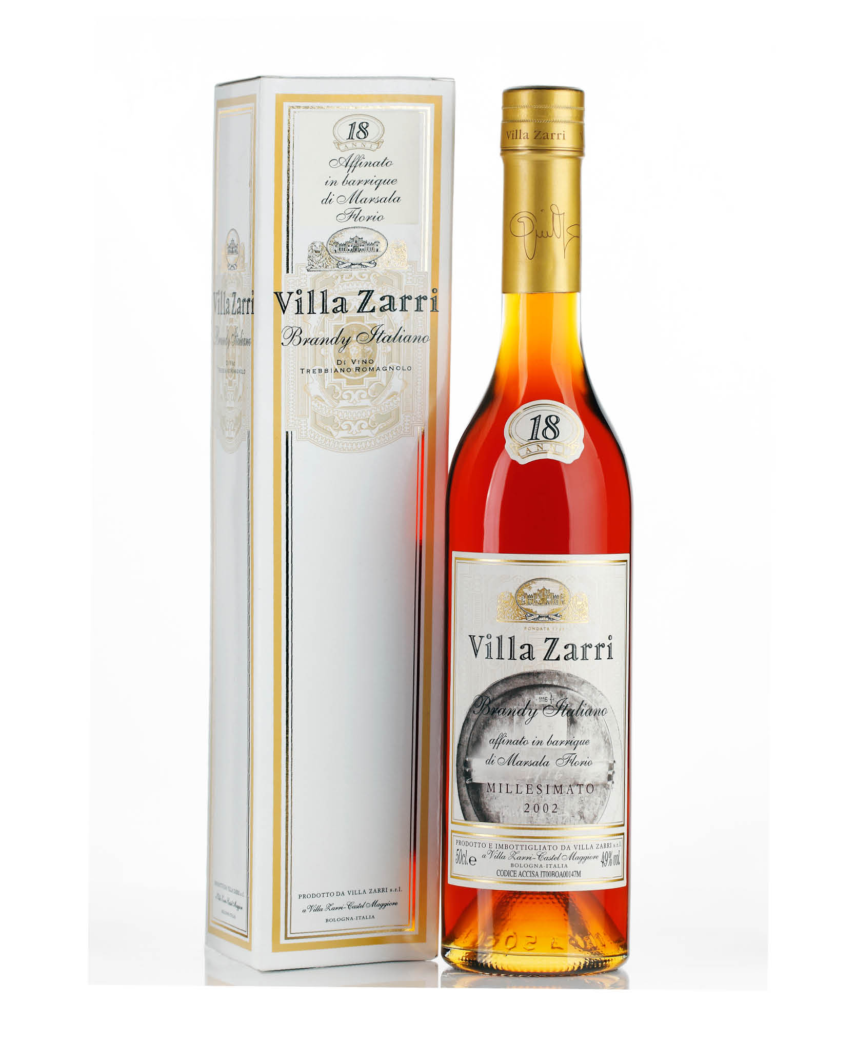 BRANDY 20 ANNI Marsala Florio Astucciato