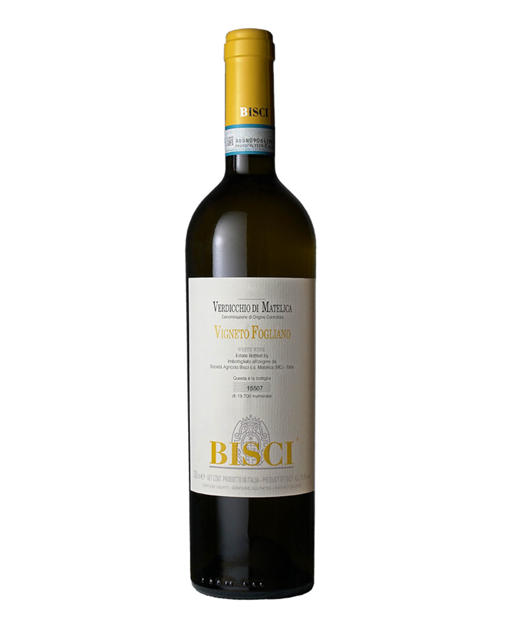 VERDICCHIO DI MATELICA Vigna Fogliano BIO*Bisci