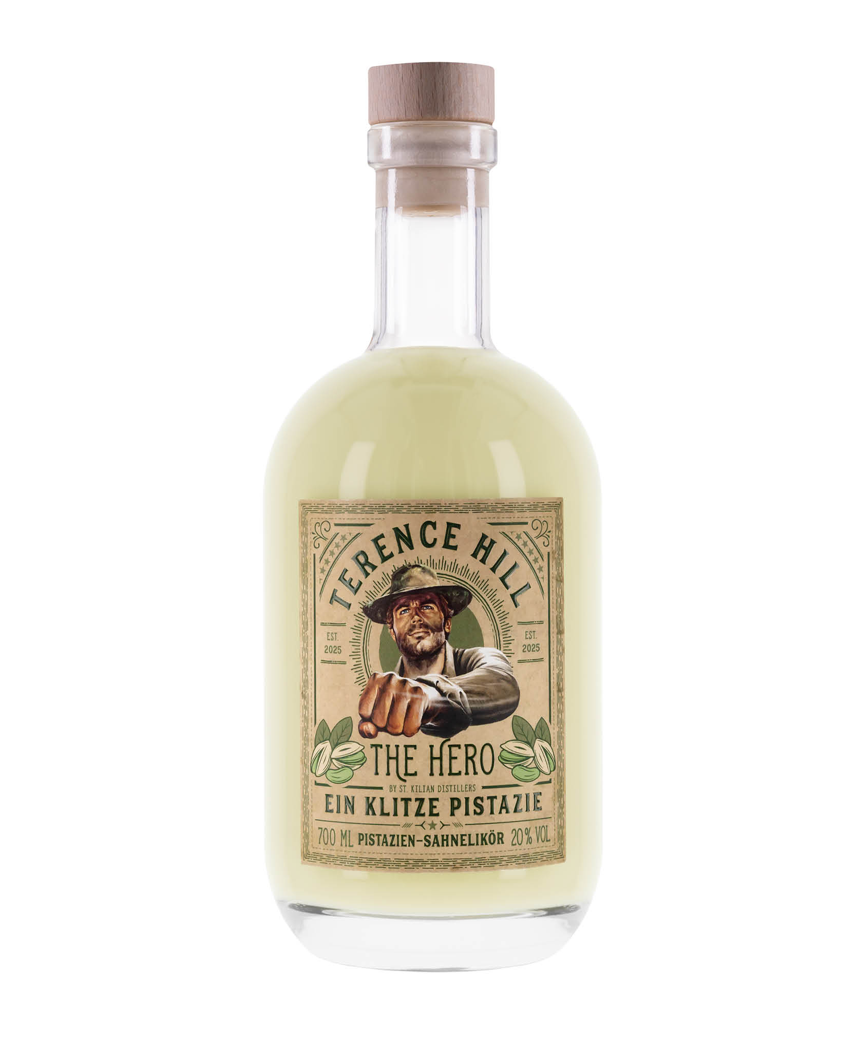 TERENCE HILL The Hero Crema al PistacchioEin Klitze Pistazie  Liqueur