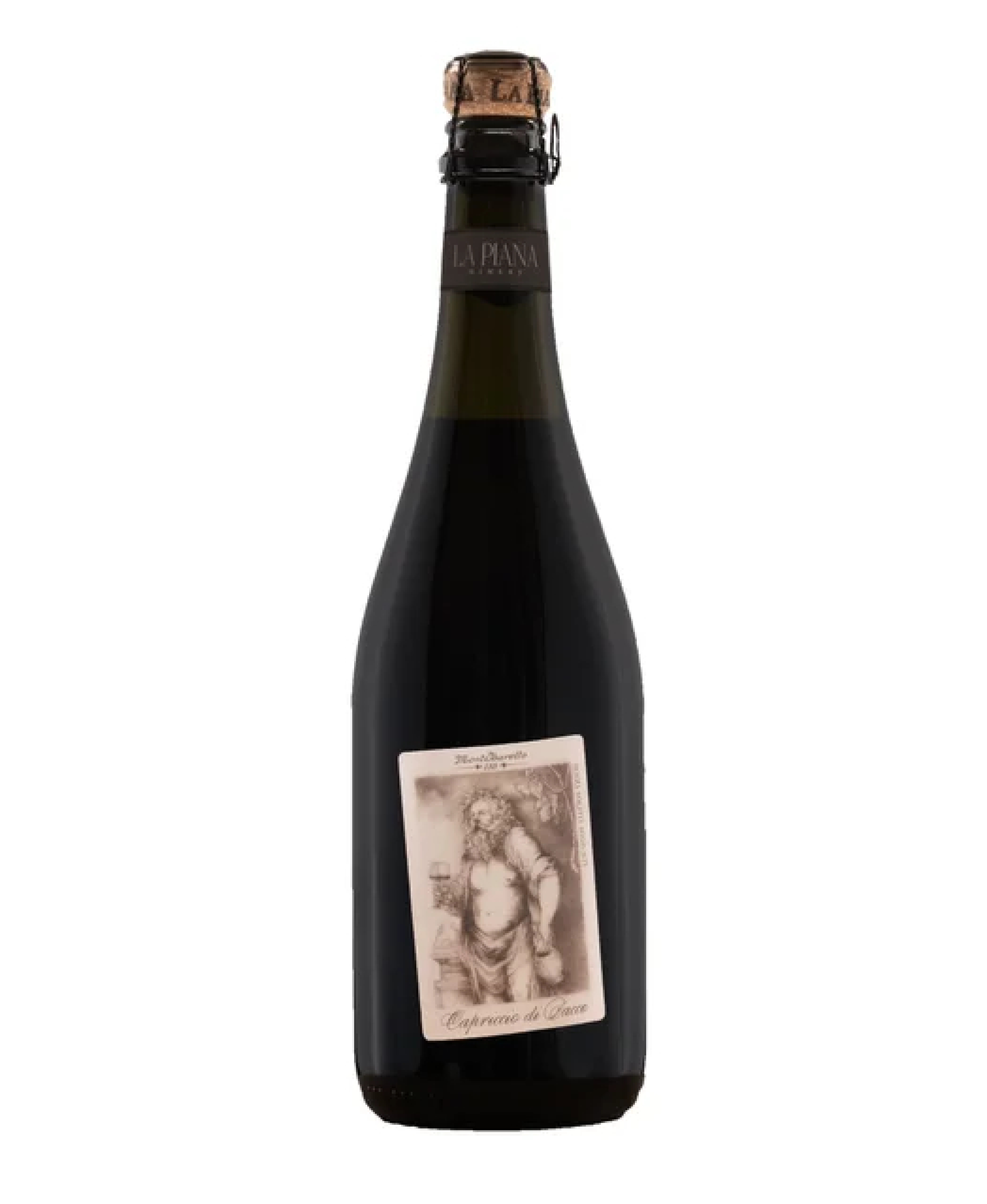 Capriccio di Bacco MONTEBARELLO 155 LAMBRUSCOGRASPAROSSA DI CASTELVETRO BIO*