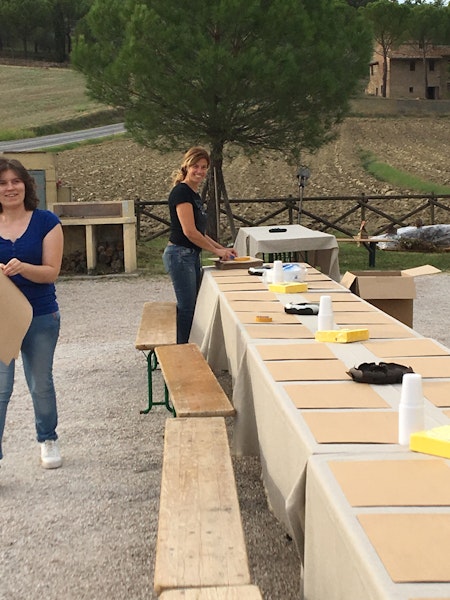 Preparativi per la festa