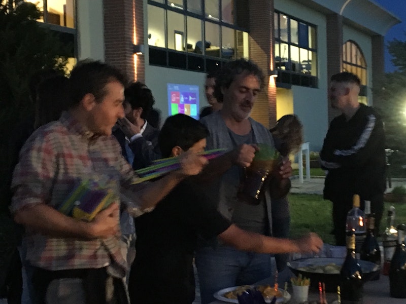 The team with the boss The team