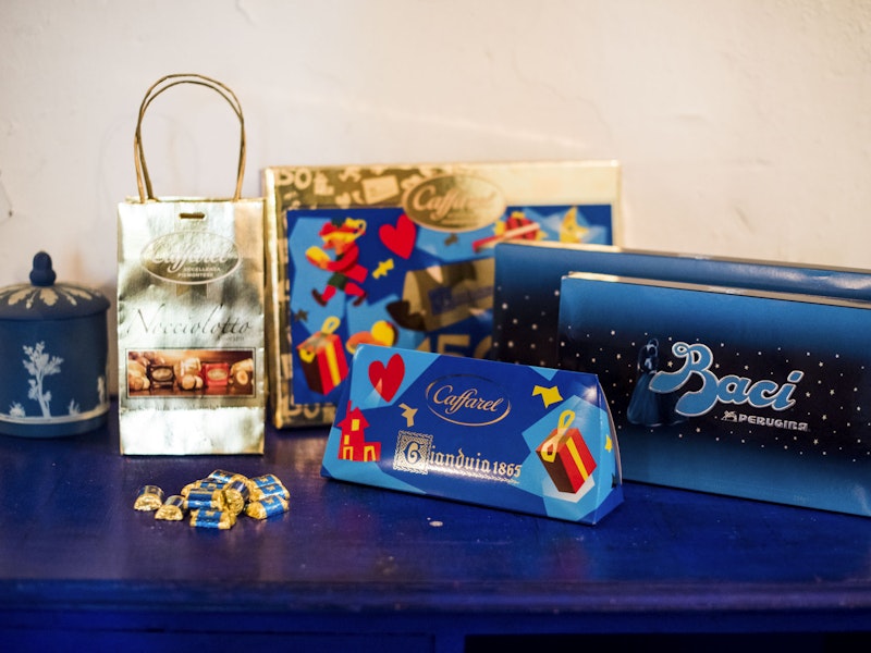 Baci Perugina boxes Our history
