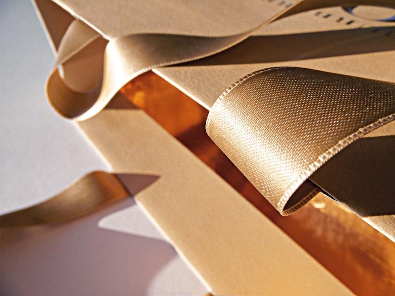 Manici in raso Deattagli manici shopping bag