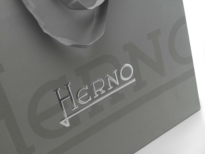 Shopping bag personalizzata Nobilitazione a caldo per shopping bag di lusso